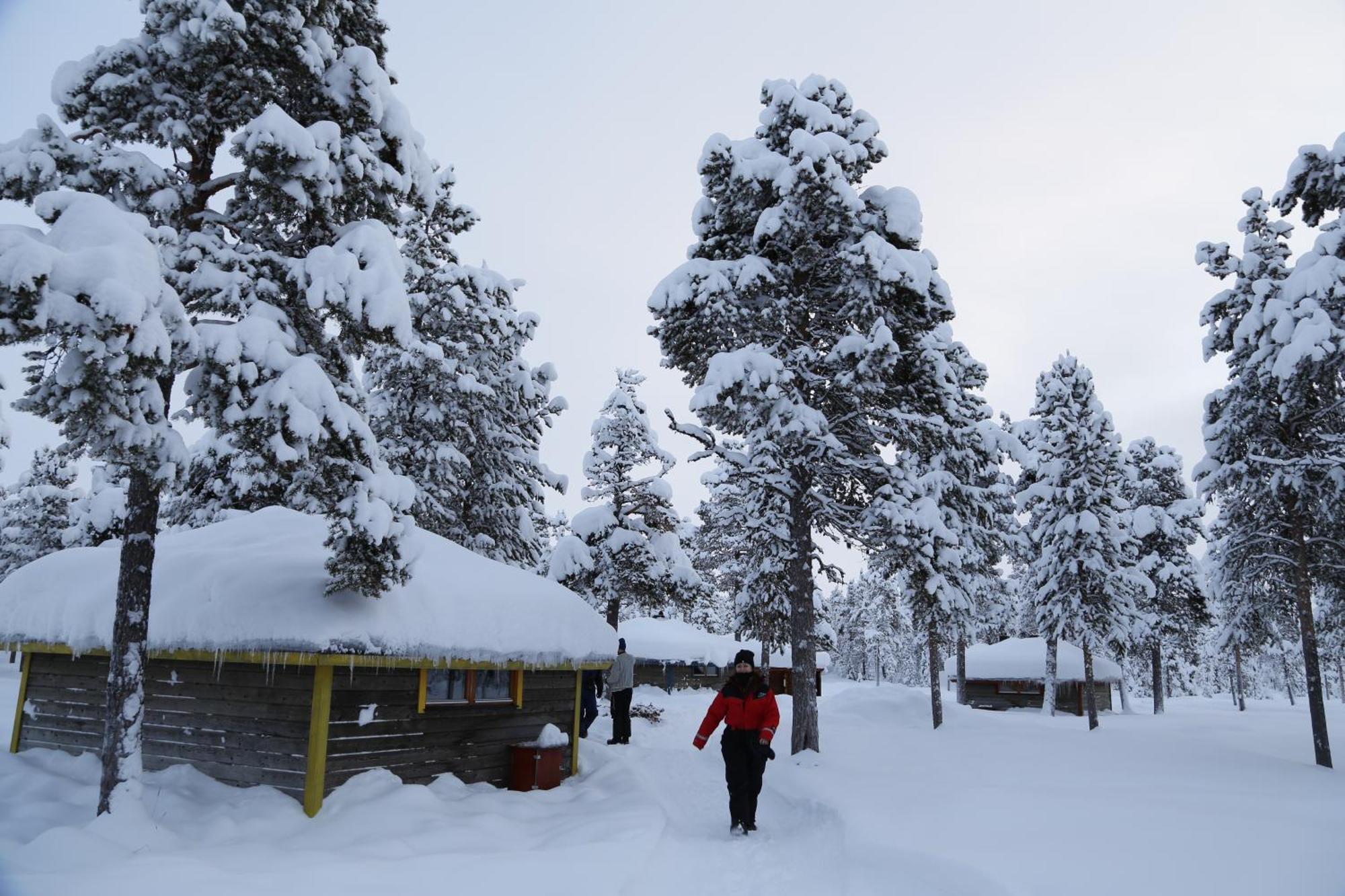 Jukkasjärvi Reindeer Lodge מראה חיצוני תמונה